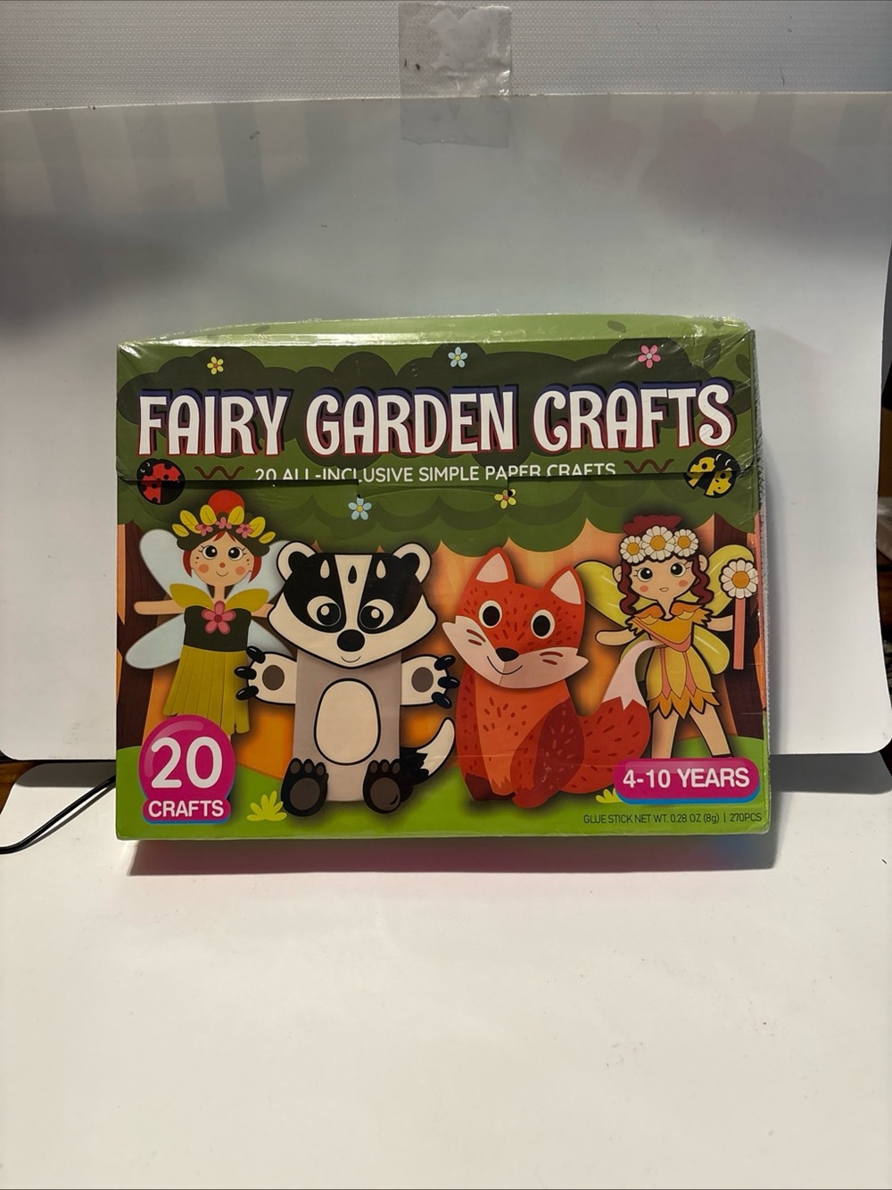 Fairy Garden Crafts Kids Paper Craft Kit - Green